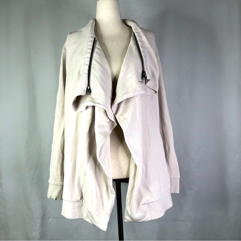 AllSaints All Saints Dahlia Sweat open front cardigan sweatshirt sweater cowl L